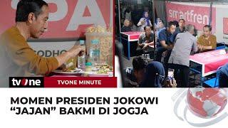 Presiden Jokowi Makan Bakmi Legendaris di Jogja Bareng Kaesang dan Erina  tvOne Minute