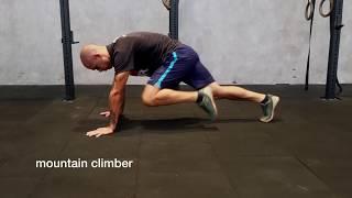 MOVIMENTOS DO CROSSFIT MOUNTAIN CLIMBER