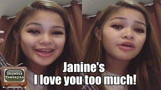 Janines homemade video I love you too much
