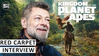 Andy Serkis  Kingdom of the Planet of the Apes  UK Premiere Interview  WETA Performance Capture