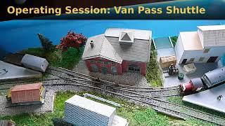 Ruston Light Railway micro HO  OO Scale both ends of the line layout in a box model railway.