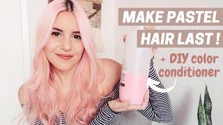 How to Make Pastel Hair Last Longer  5 Tips + DIY Color Conditioner