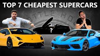 Top 7 Cheapest Supercars You Can Buy