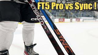 CCM Jetspeed FT5 Pro vs Bauer Nexus Sync hockey stick review