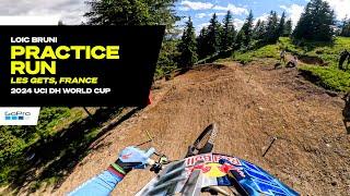 GoPro Practice Runs with Loic Bruni at Les Gets - 24 UCI Downhill MTB World Cup