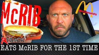 Ryback Eats McDonald’s McRib For The Very First Time  The Big Guy VS Food Review