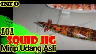 Squid JIG Warna Udang Asli