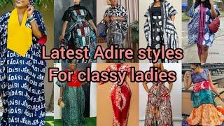 Latest Adire styles for classy ladies  Tie and dye dress designs  Adire dresses 2024