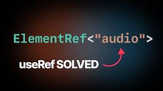 Fix your useRefs with ElementRef