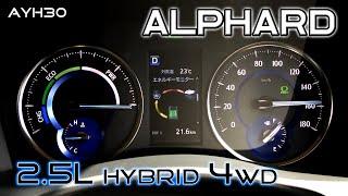 2020y ALPHARD hybrid  acceleration testcruise engine RPM.