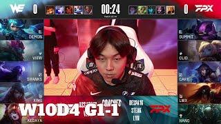 FPX vs WE - Game 1  Week 10 Day 4LPL Summer 2022  FunPlus Phoenix vs Team WE G1