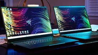 Razer Blade 17 Early 2022 RTX 3080 Ti 4K 144hz vs QHD 240hz and full review with benchmarks