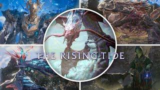 Final Fantasy 16 The Rising Tide - All Bosses & Enemies