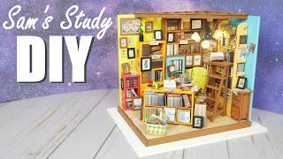 DIY MINIATURE LIBRARY KIT Sams Study  Robotime  Rolfie