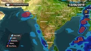 Cyclone Vayu Rainfall forecast for India for next 3 days  Skymet weather