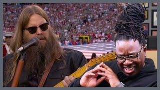 Voice Teacher Analyzes CHRIS STAPLETON singing THE NATL ANTHEM @ 2023 SUPER BOWL