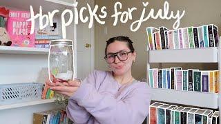 TBR jar prompts choose my July reads🫶 *my July tbr*