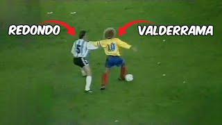 Ni Redondo ni Ruggeri pudieron pararlo actuación legendaria de Valderrama vs Argentina 1993