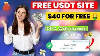 New Usdt Earning Site  Usd Site 2024 Without Investment  Usdt Earning Website