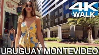 Uruguay. Montevideo. 4K Walk 