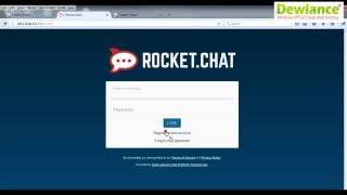 How to Automatically Install & Configure RocketChat using Dewlance