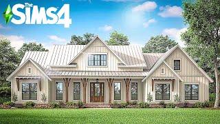 SINGLE MOM WITH 4 BOYS FAMILY HOME  Curb Appeal Recreation Sims 4 Speed Build