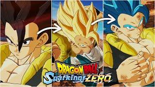 Dragonball Sparking Zero GOGETA BASED SSJ & BLUE GameplayShowcase