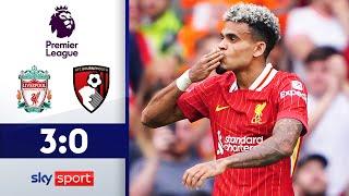 Diaz-Doppelschlag bringt Reds auf die 1  Liverpool - Bournemouth  Highlights - Premier League