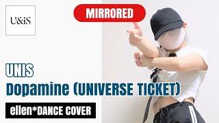 Mirrored UNIS - Dopamine UNIVERSE TICKET  Kpop Full Dance Tutorial