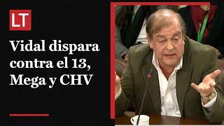 Las palabras de Vidal que provocaron molestia en Mega Canal 13 y CHV por financiamiento de TVN