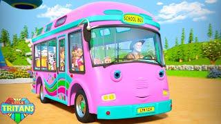 Lets Take a Bus to School Wheels on the Bus Song for Kids