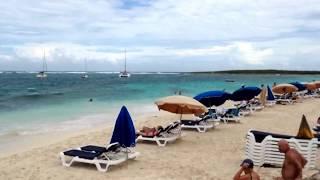 Nude beach St.Martin Caribbean Sea