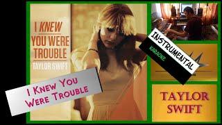 I Knew You Were Trouble - Taylor Swift - Instrumental with lyrics  subtitles 2012