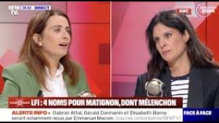 Apolline de Malherbe remise à sa place par Marine Tondelier sur BFMTV 