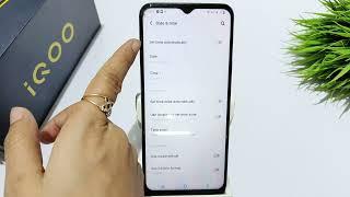 How to set date and time in iqoo z7  iqoo z7s me date and time kaise change kare  Date and time
