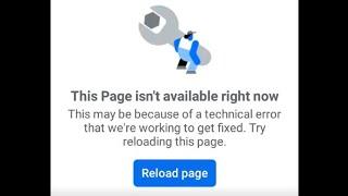How to fix Facebook error This Page isnt available right now in Android mobile