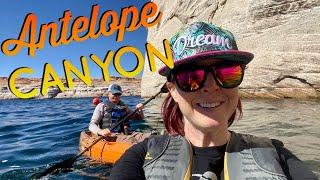 Kayaking Antelope Canyon at Lake Powell