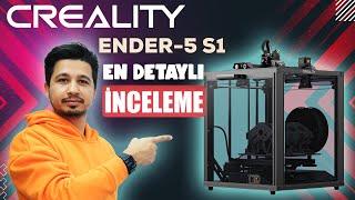 Hızlı 3D Yazıcı Creality Ender-5 S1 En Detaylı İnceleme