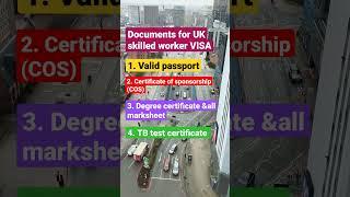 Documents for UK skilled worker visa 2023  List of docs required for work visa in #uk #work #jobs
