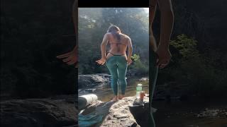 Snake  ASMR RELAXING - Brazilian Girl relaxing alone in nature and bathing in waterfall