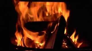 Virtual Fireplace Relaxing Orange Flames with Soft Crackling Fire Sounds HD