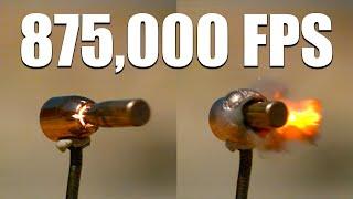 Can a Bullet Go Through Another Bullet? 875000FPS - The Slow Mo Guys