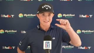 16 years old Blades Brown Saturday Flash Interview 2024  Myrtle Beach Classic ©️ PGA Tour