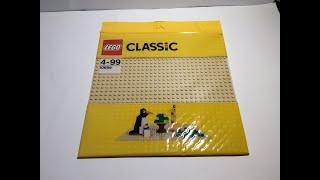 LEGO Classic 10699 Sand Baseplate Unboxing & Review