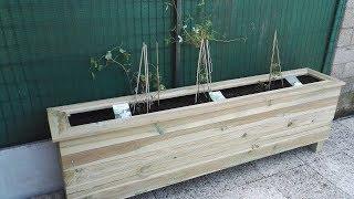 Mini Tuto Fabriquer un bac à fleurs en lames de terrasse