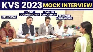 KVS Mock Interviewfeedback by Sachin choudhary