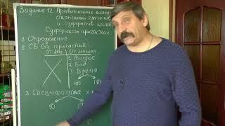 Задание 12 отрывок. Окончания глаголов и суффиксы причастий  Подготовка к ЕГЭ для 10-11 классов