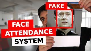Face recognition + liveness detection Face attendance system