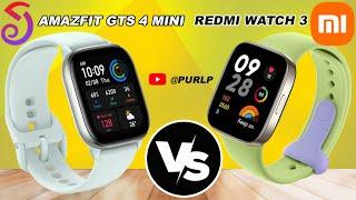 Amazfit GTS 4 Mini vs Redmi Watch 3 compare