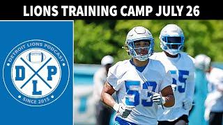 Jeff Risdon from Training Camp July 26  Detroit Lions Podcast